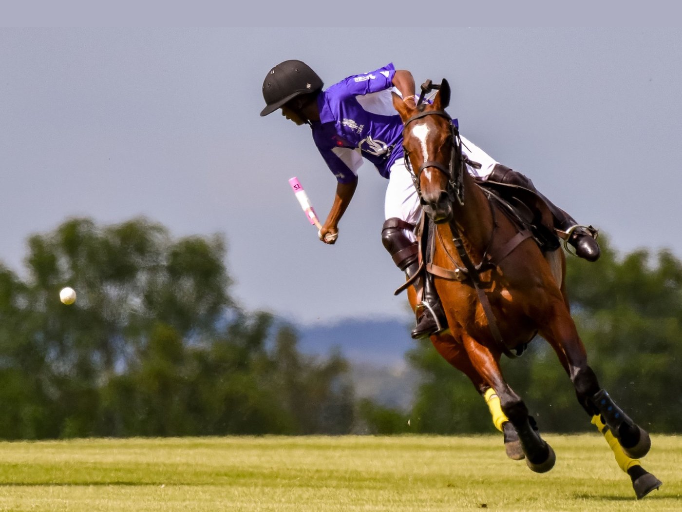 Poloafrica player in action